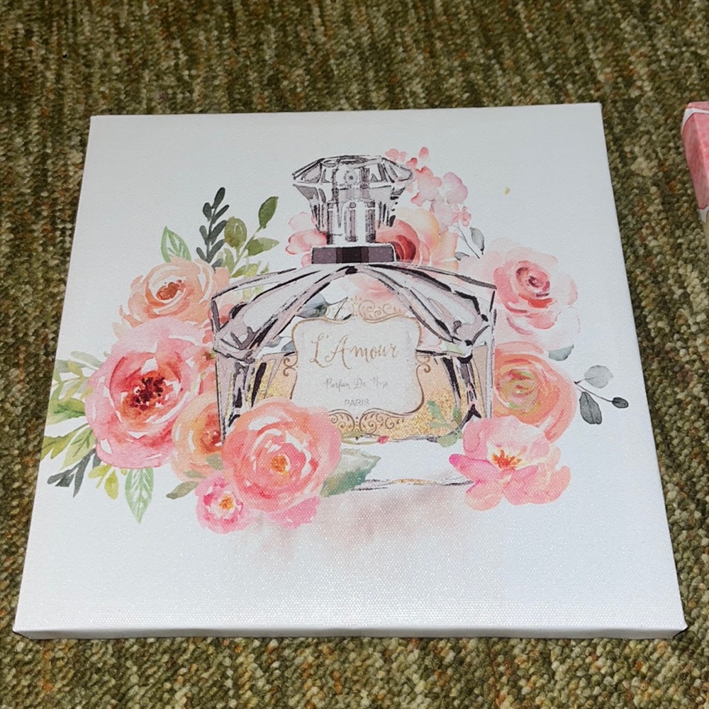 8x8 floral wall art